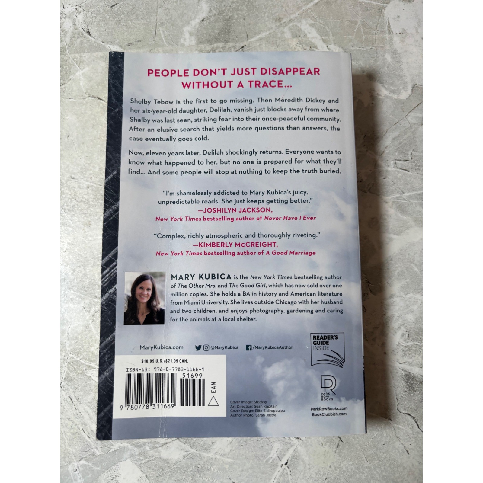 Local Woman Missing by Mary Kubica Paperback Psychological Thriller