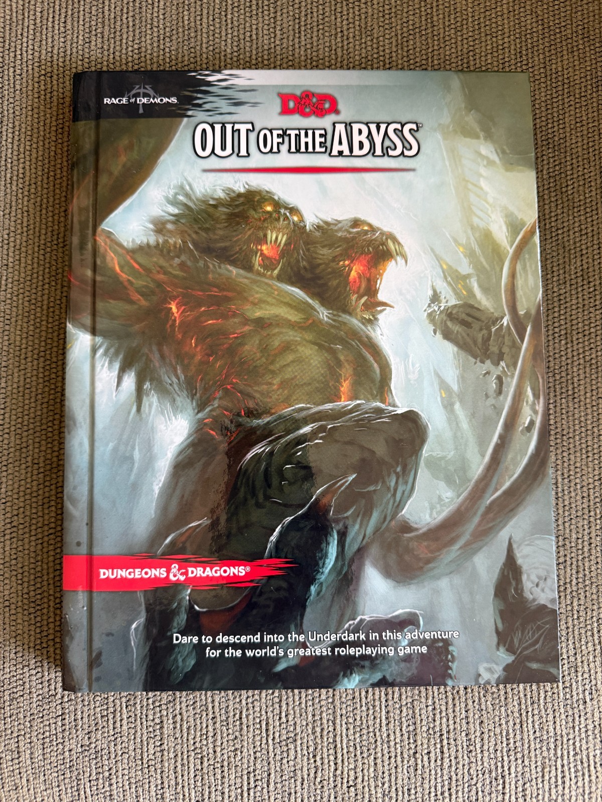Out of the Abyss (Dungeons and Dragons) D&D 5e Wizards of the Coast 2015 HC