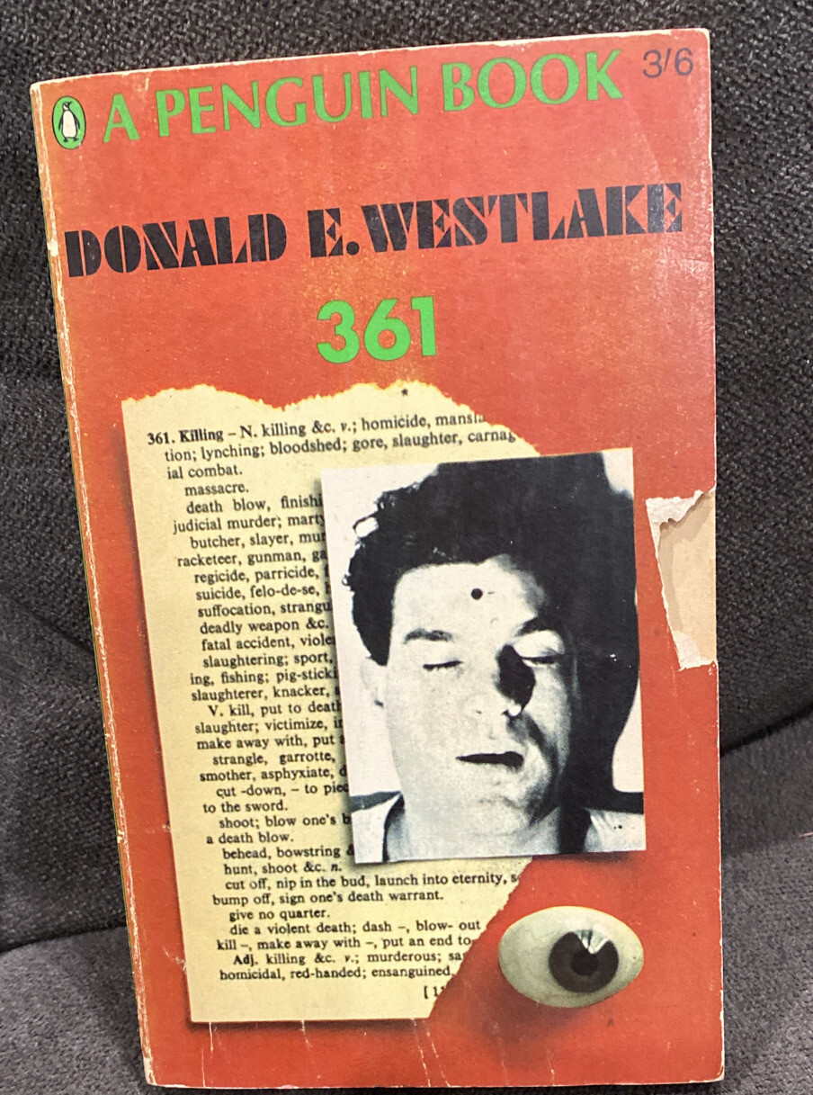361 by Donald Westlake. RARE 1967 1st Edition Paperback