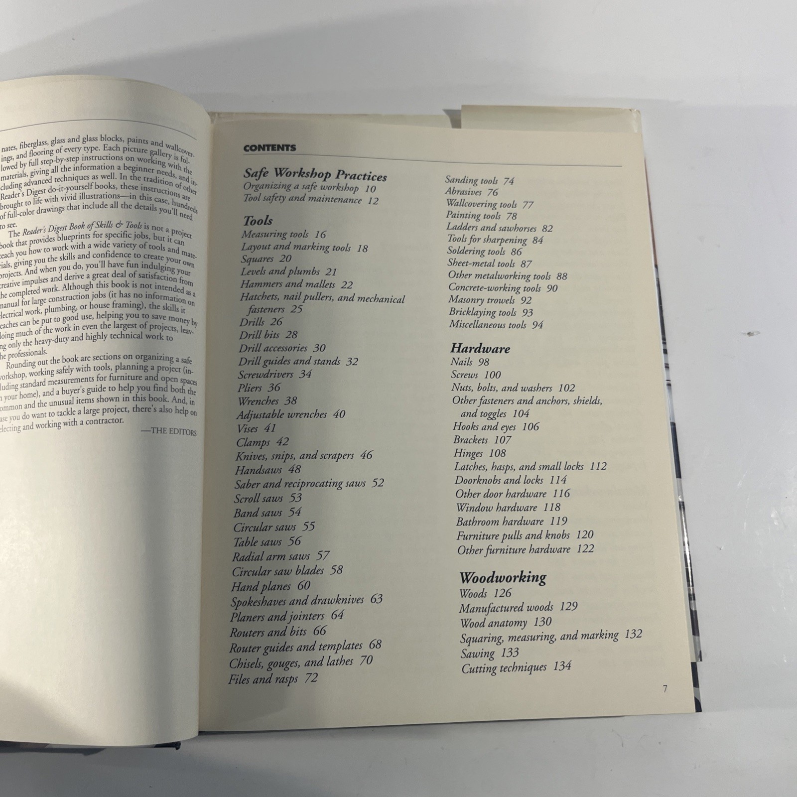 Reader’s Digest Book Of Skills & Tools Book 1993