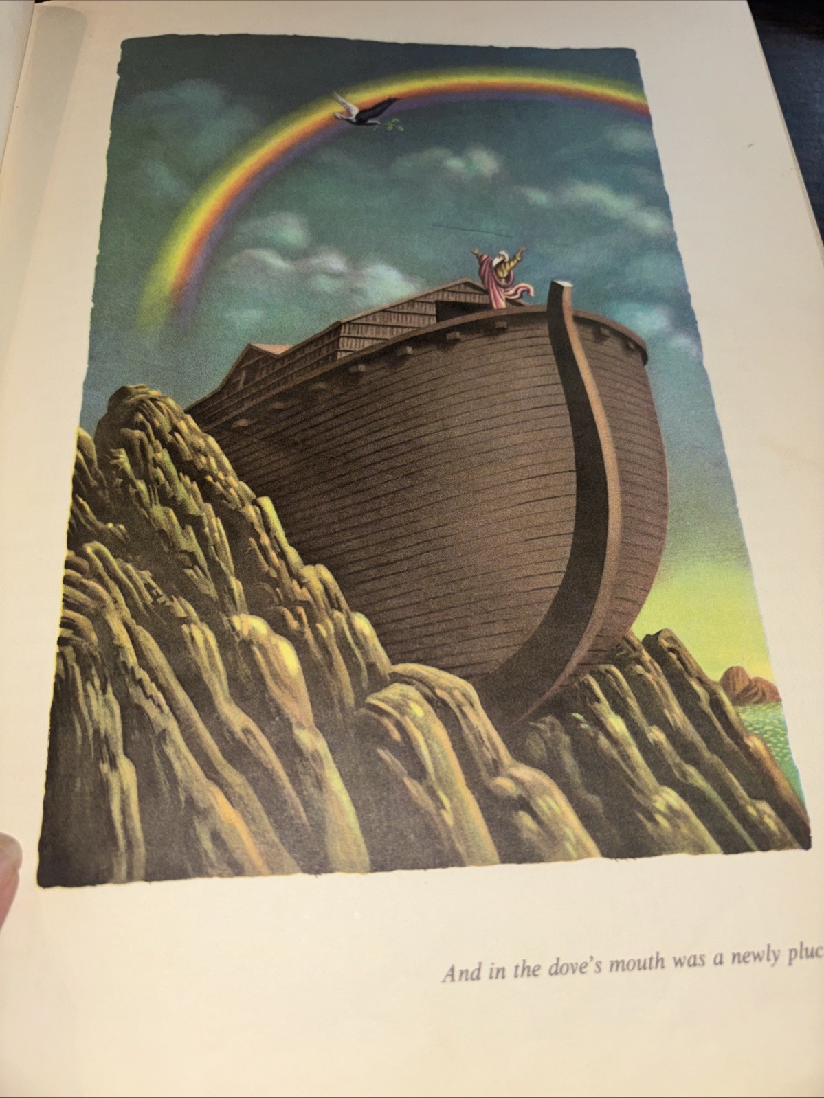 THE RAINBOW BOOK OF BIBLE STORIES-1956 J Harold Gwynne Illustrator Steele Savage
