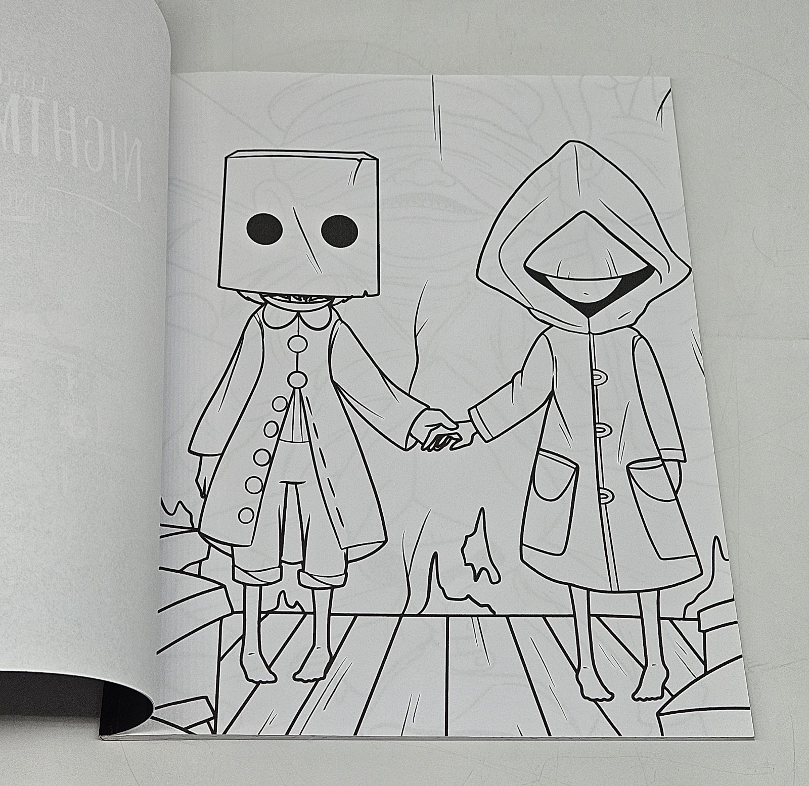 Little Nightmares Coloring Book 30 Pages Unused Six Mono Cover Brand New