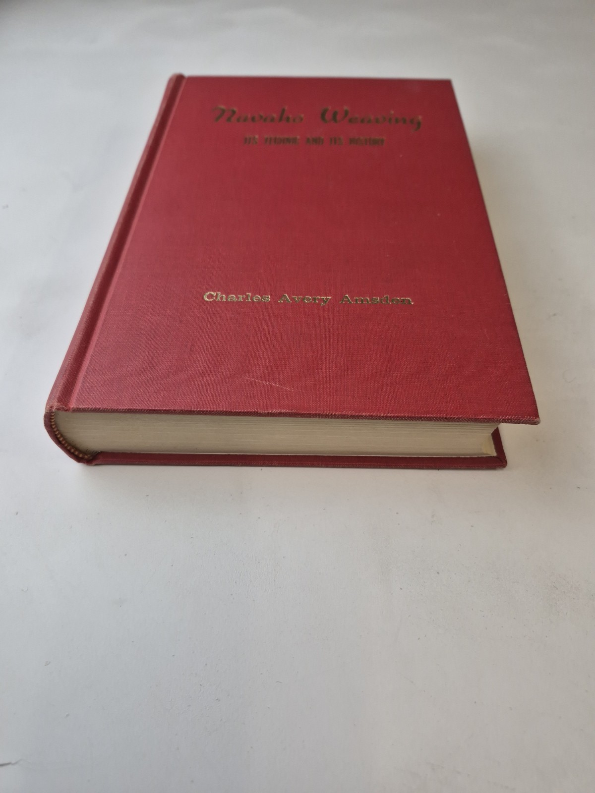 Navaho Weaving It’s Technic and It’s History Charles Avery Amsden 1964 1st Ed