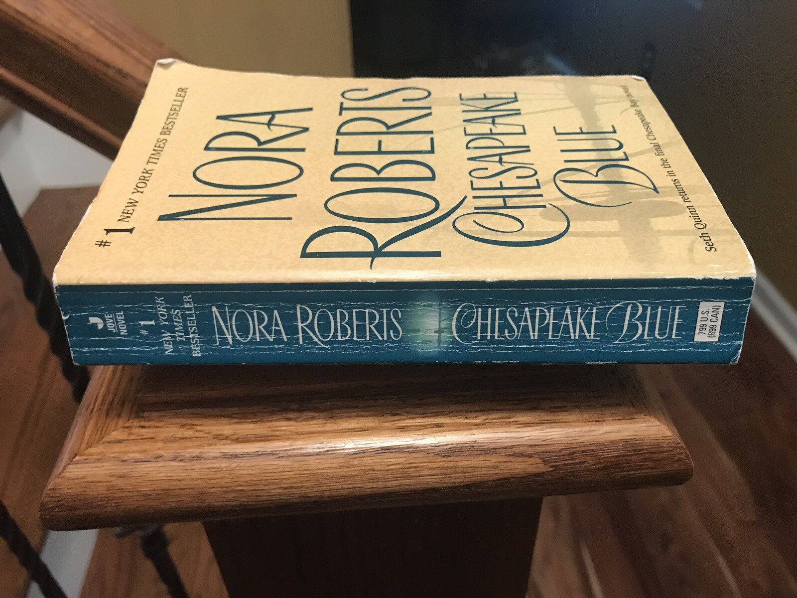 2002 „Chesapeake Blue“ Book by Nora Roberts – Used, 371 Pages, Paperback