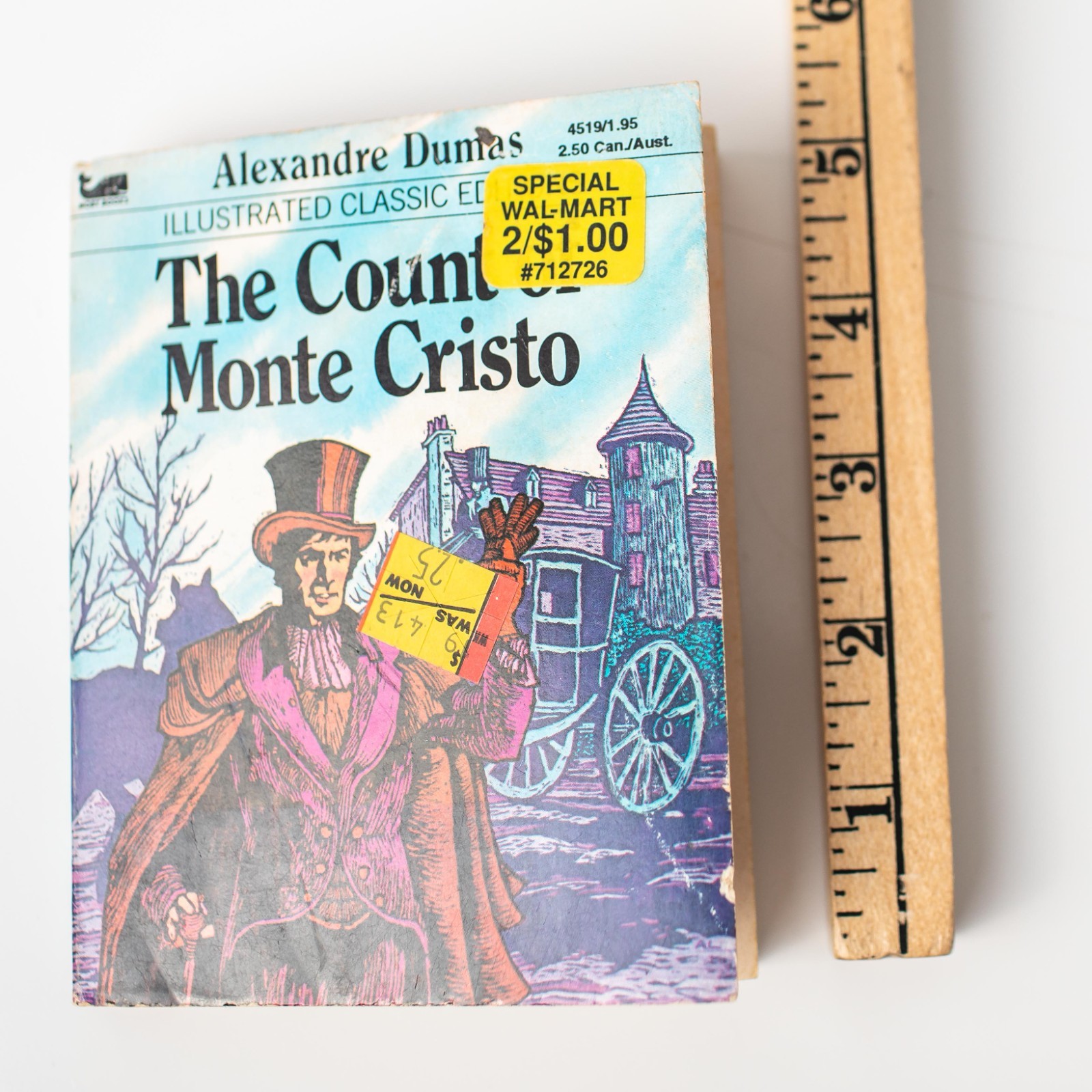 Vintage 1979 Count of Monte Cristo Alexandre Dumas PB Illustrated Classic