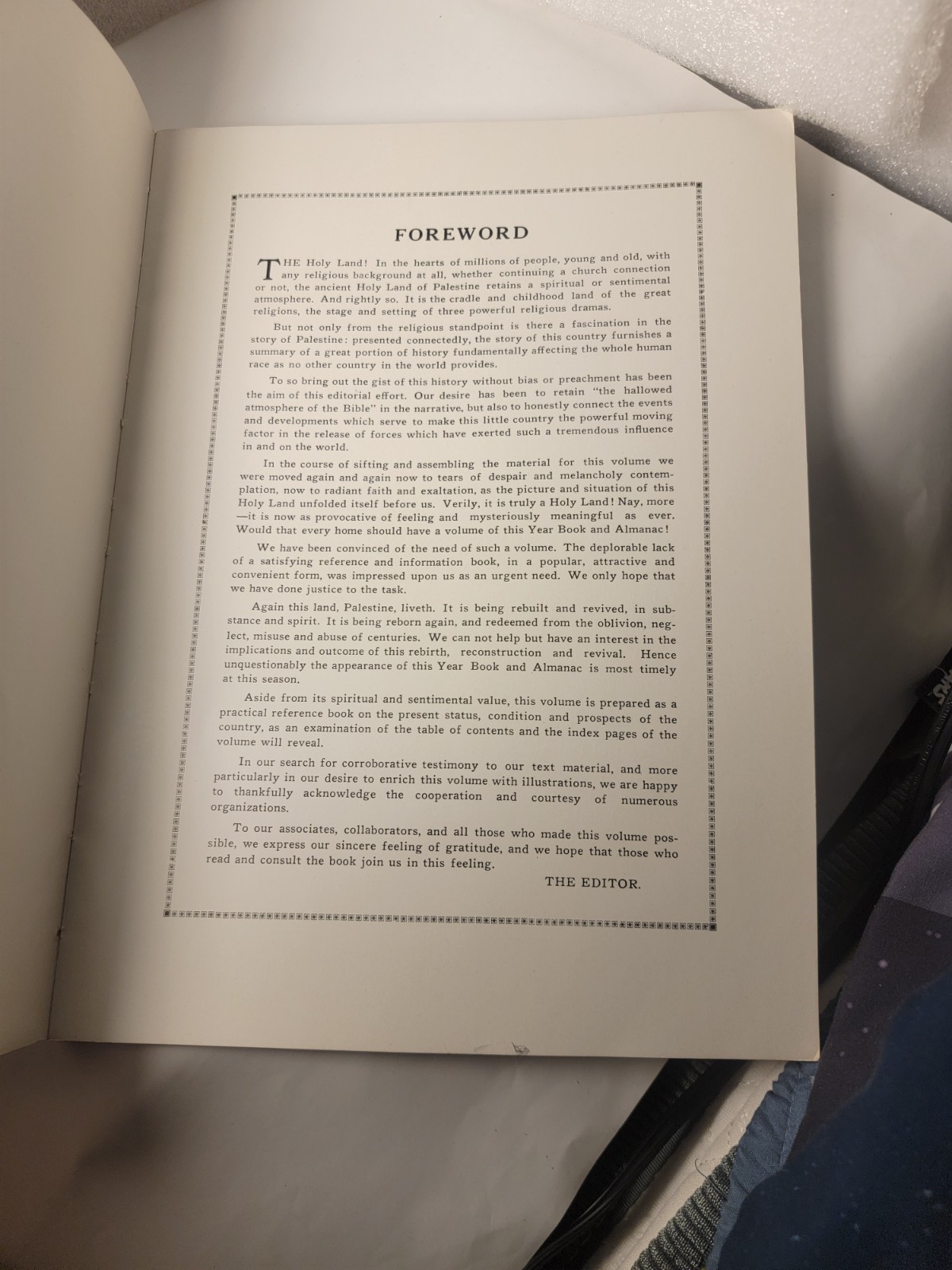 Year Book and Almanac of the Holy Land by The Holy Land Almanac, Inc. 1936