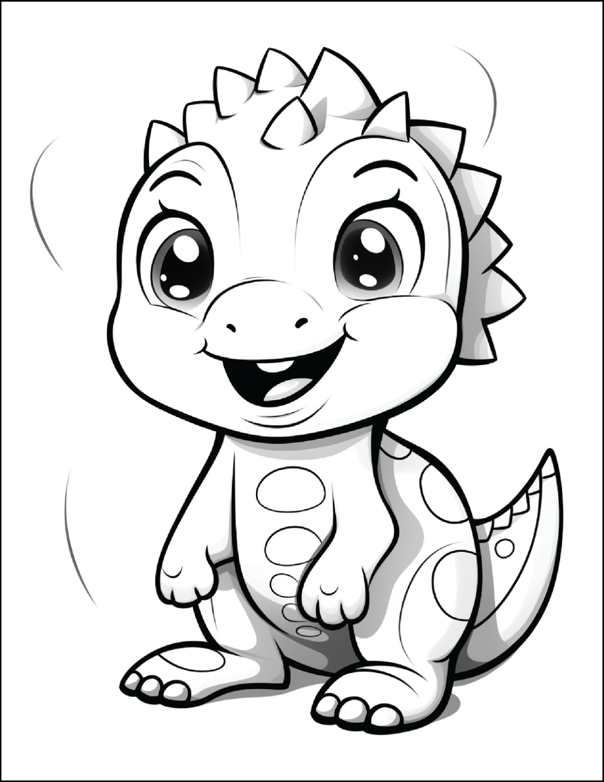 NEw Baby Dinosaur Coloring Book – Fun & Educational Activity for Kids A