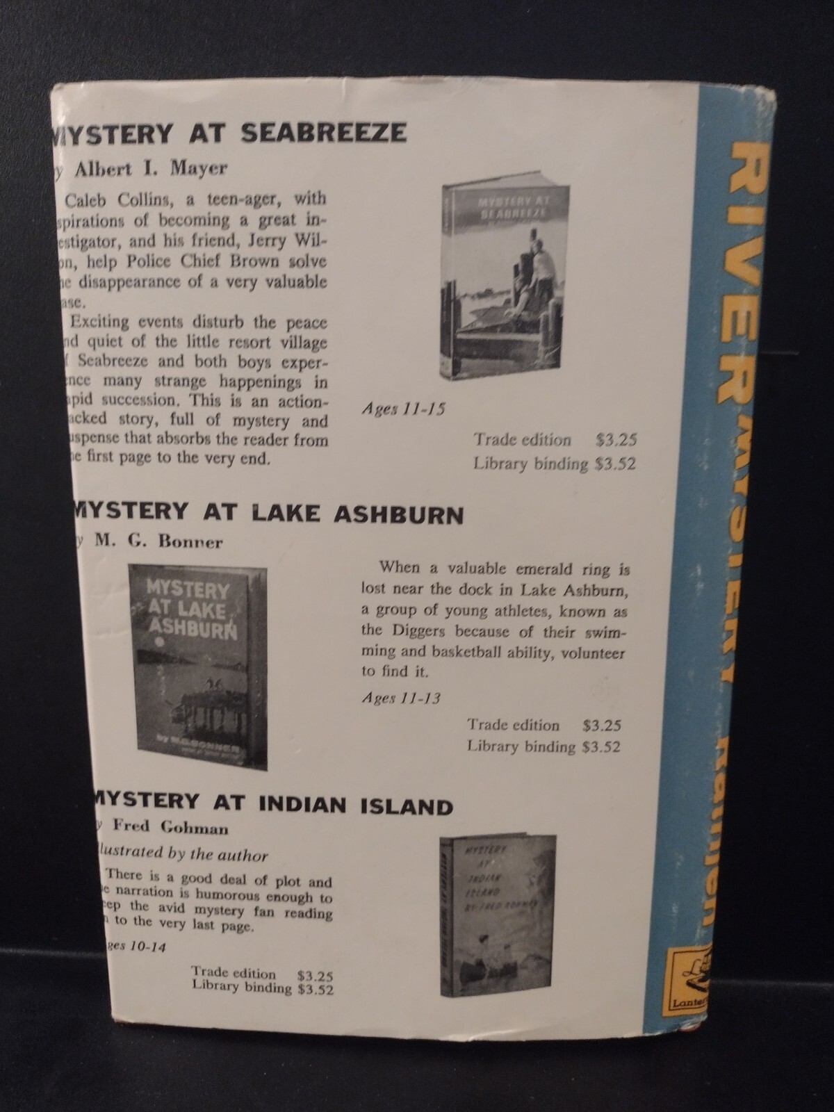 Carl Henry Rathjen Smoke River Mystery HC With DJ 1968 Lantern Press Excellent