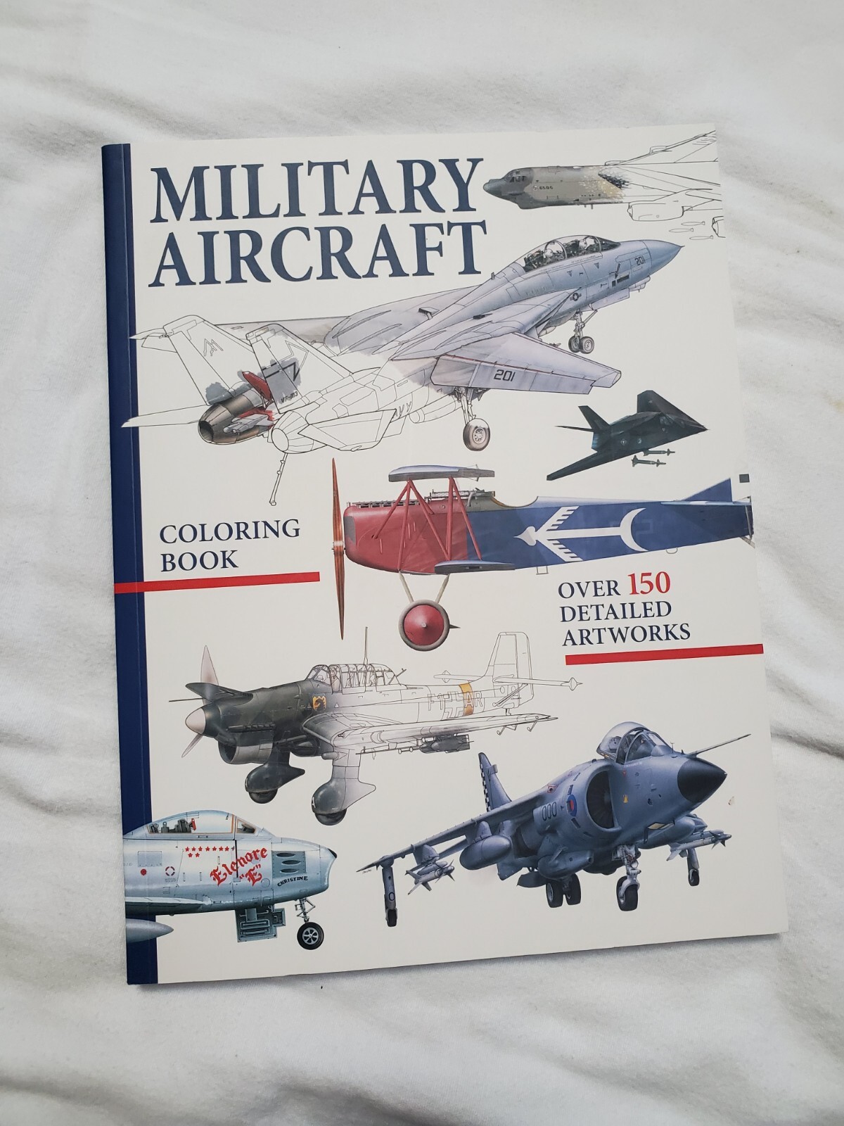 Military Aircraft Coloring Book paperback Amber Books