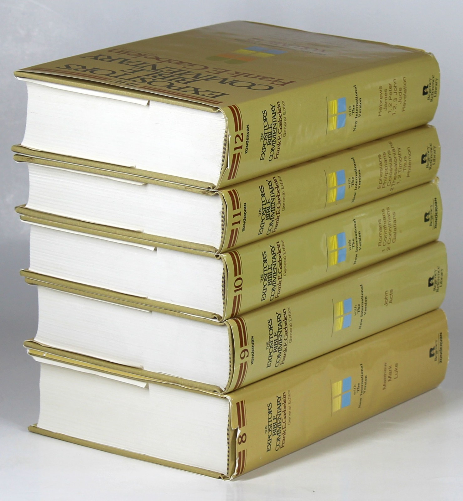 Lot 5 Expositor’s Bible Commentary Series Vol 8 – 12 Gaebelein HCDJ Zondervan