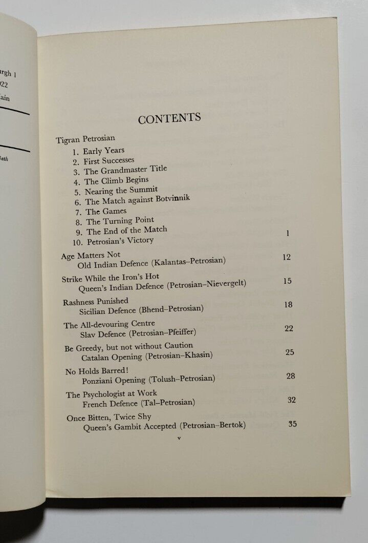 Count de Galway – TIGRAN PETROSIAN – WORLD CHAMPION – 1st Ed. – London, 1965