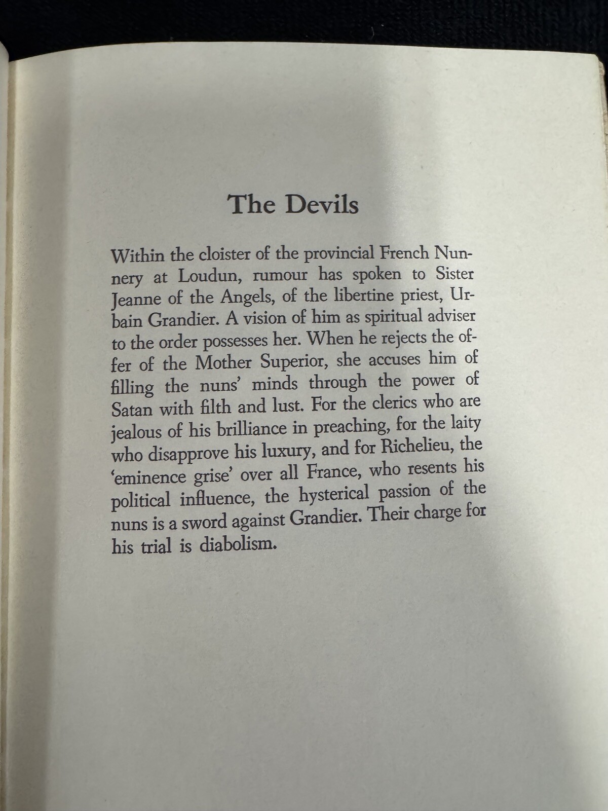The Devils by John Whiting (1961, Hill and Wang) Hardcover HCDJ