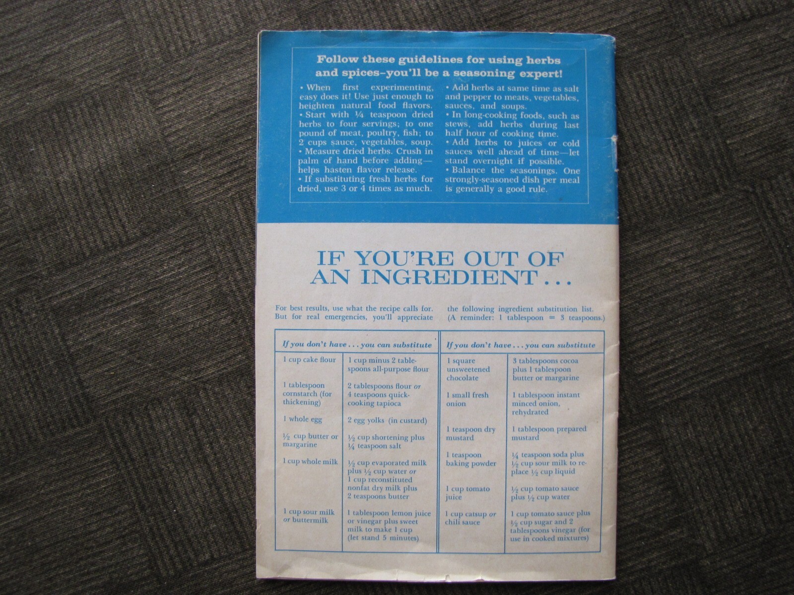 First Printing SHORT CUT COOKING by Meredith Corp. USA 10″x6.5″ w 47 pages 1969