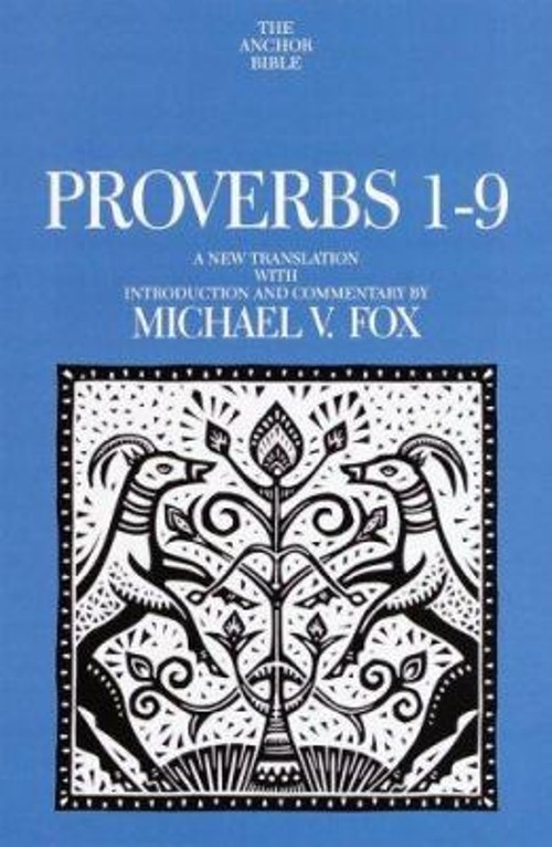 Proverbs 1-9 Hardcover Michael V. Fox