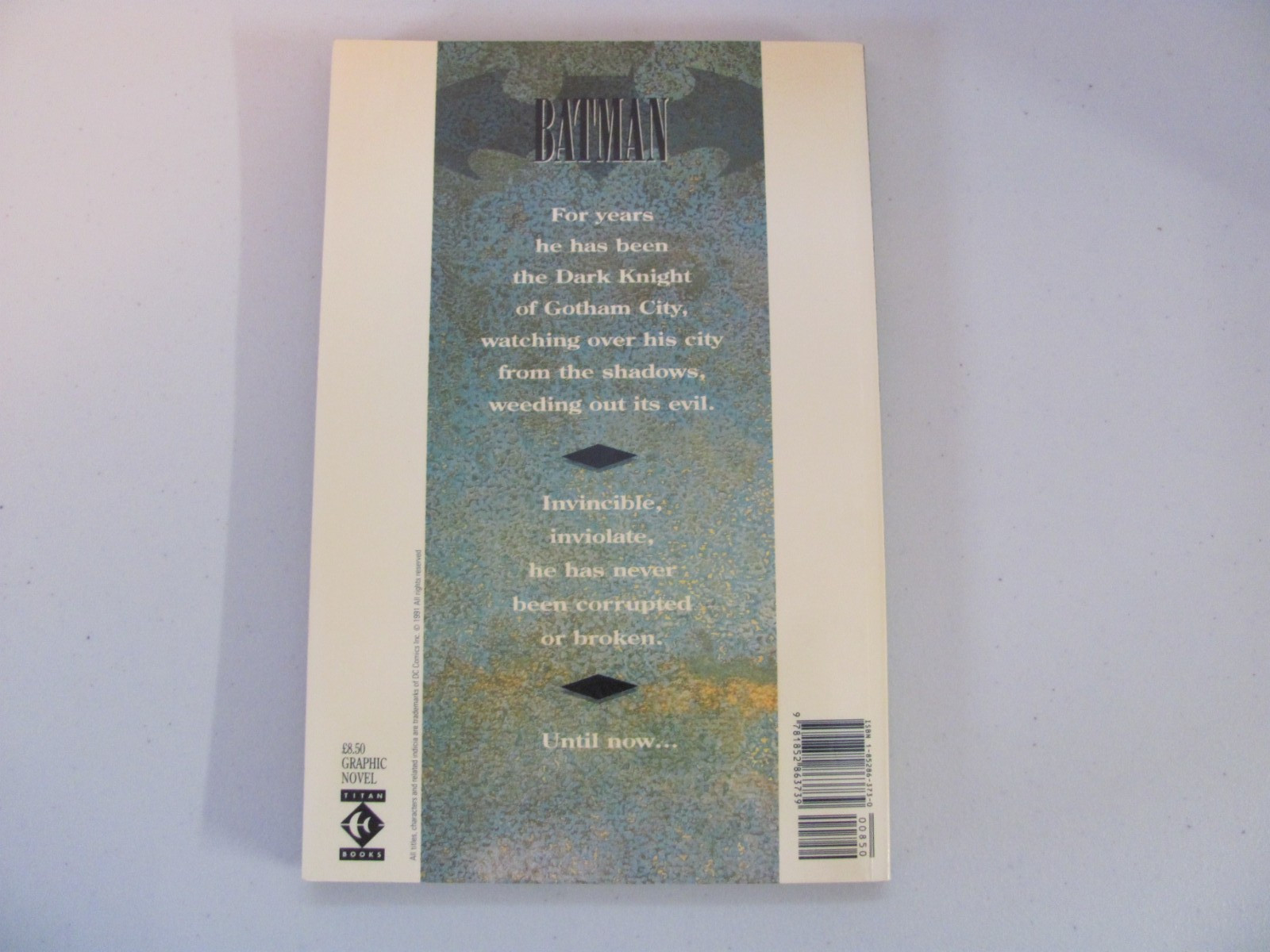 Batman: The Cult TPB 1991) DC Comics Titan Books First British Edition VGC