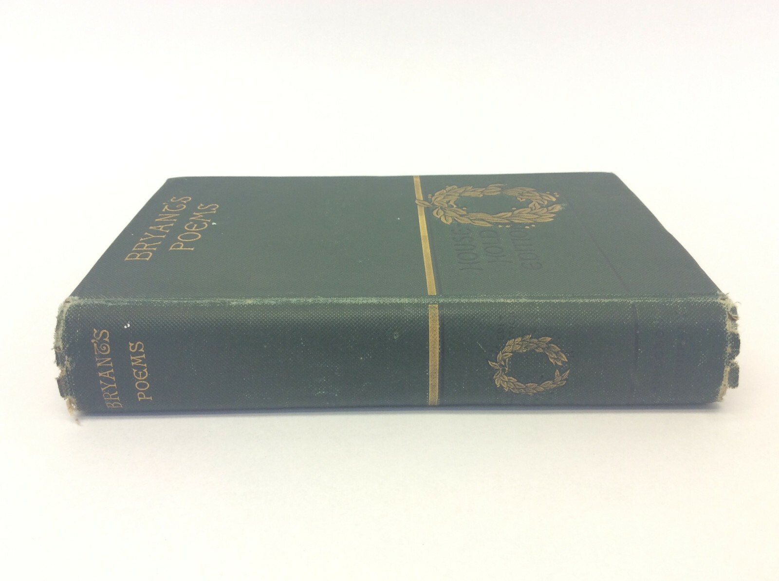 1896 Bryants Poems Household Edition Illustrated D Appleton & Co Hardcover Book