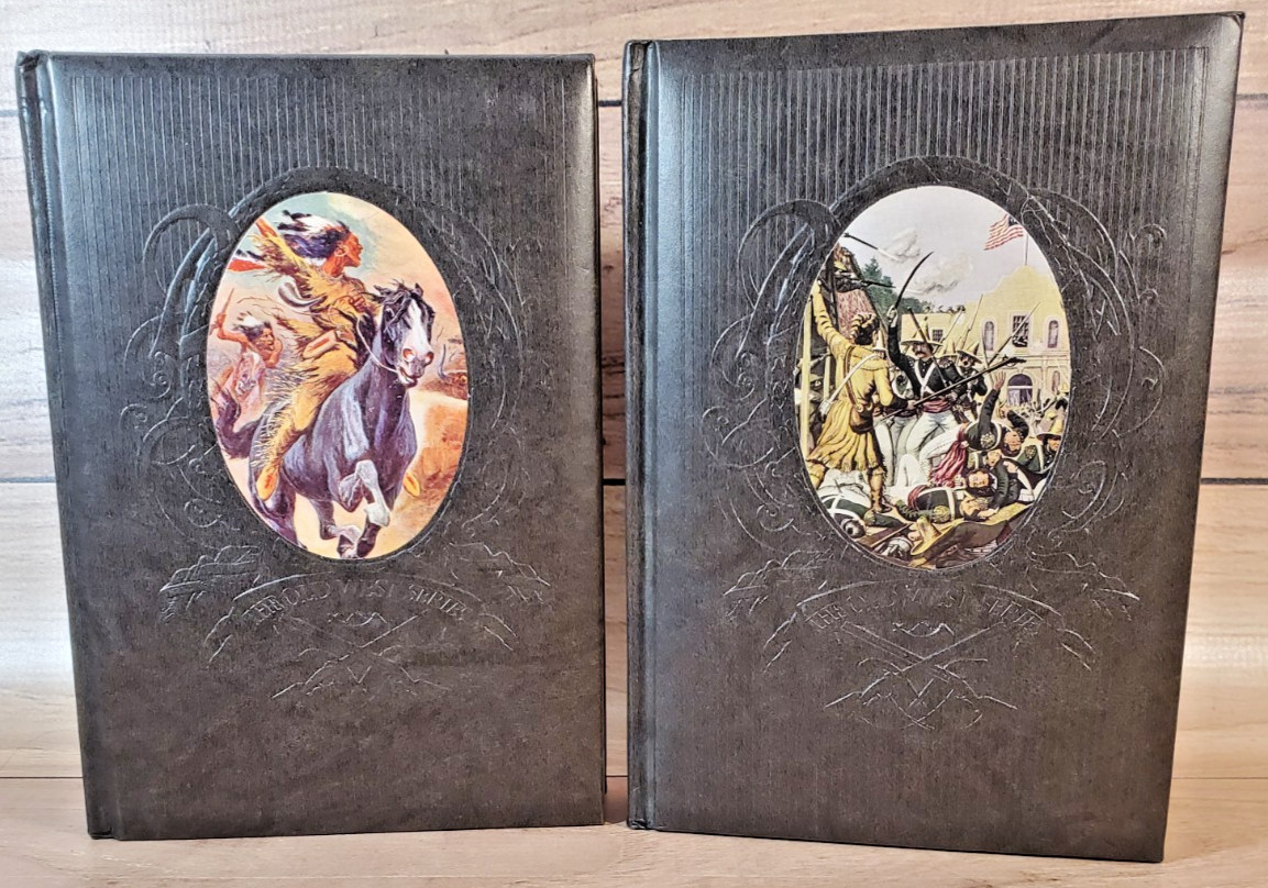 Lot of 2 Old West Series Books Three Arrows and The Alamo By Edward Ellis