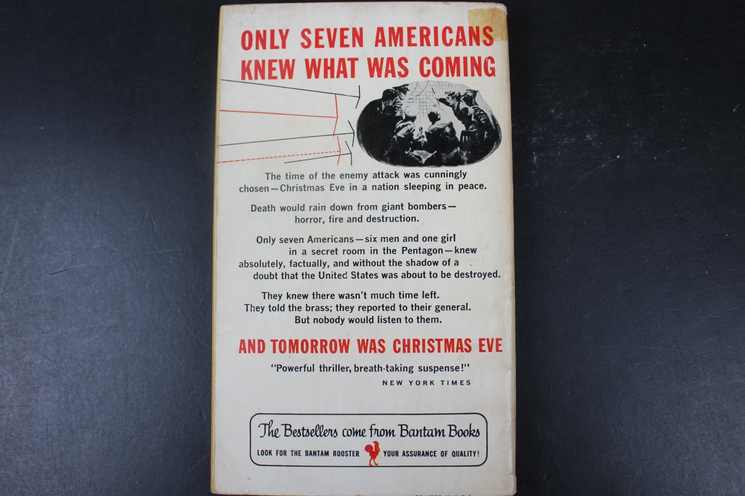 Forbidden Area Pat Frank 1957 First Bantam Edition Cold War Thriller Paperback