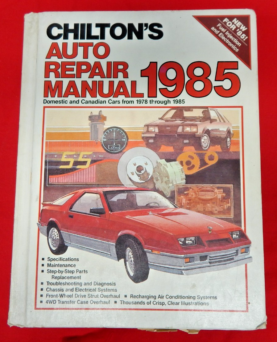 Chilton’s Car Repair Auto Manual 1978 to 1985