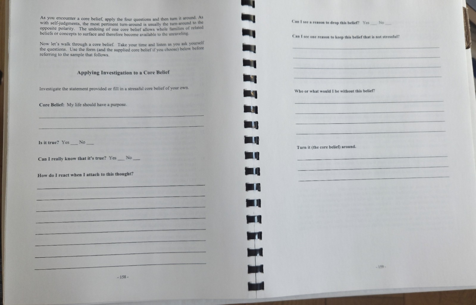 All War Belongs on Paper: The Manual for The Work of Byron Katie (Spiral PB)
