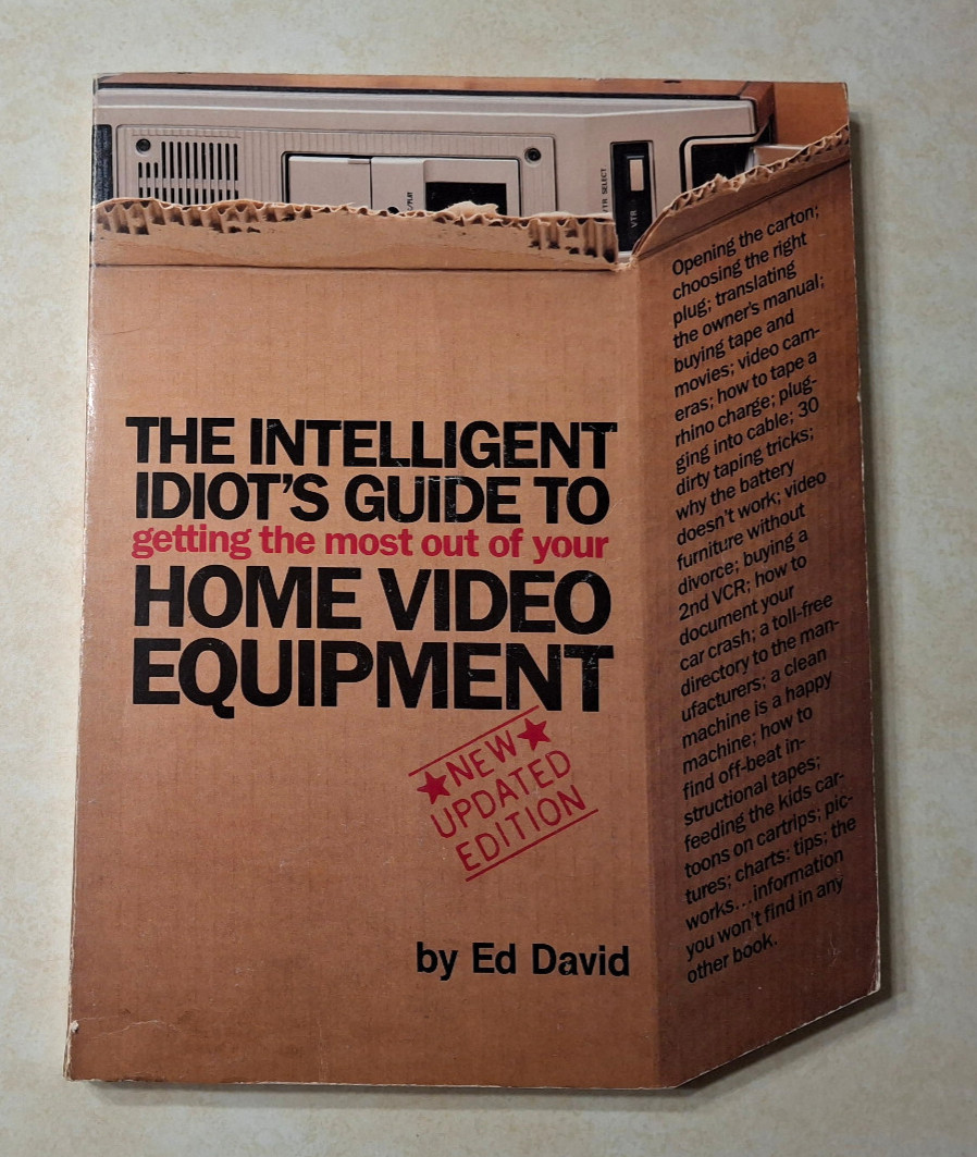 Vintage Home Video Equipment How To Guides Books 1980s Camcorders VCRs VHS Lot