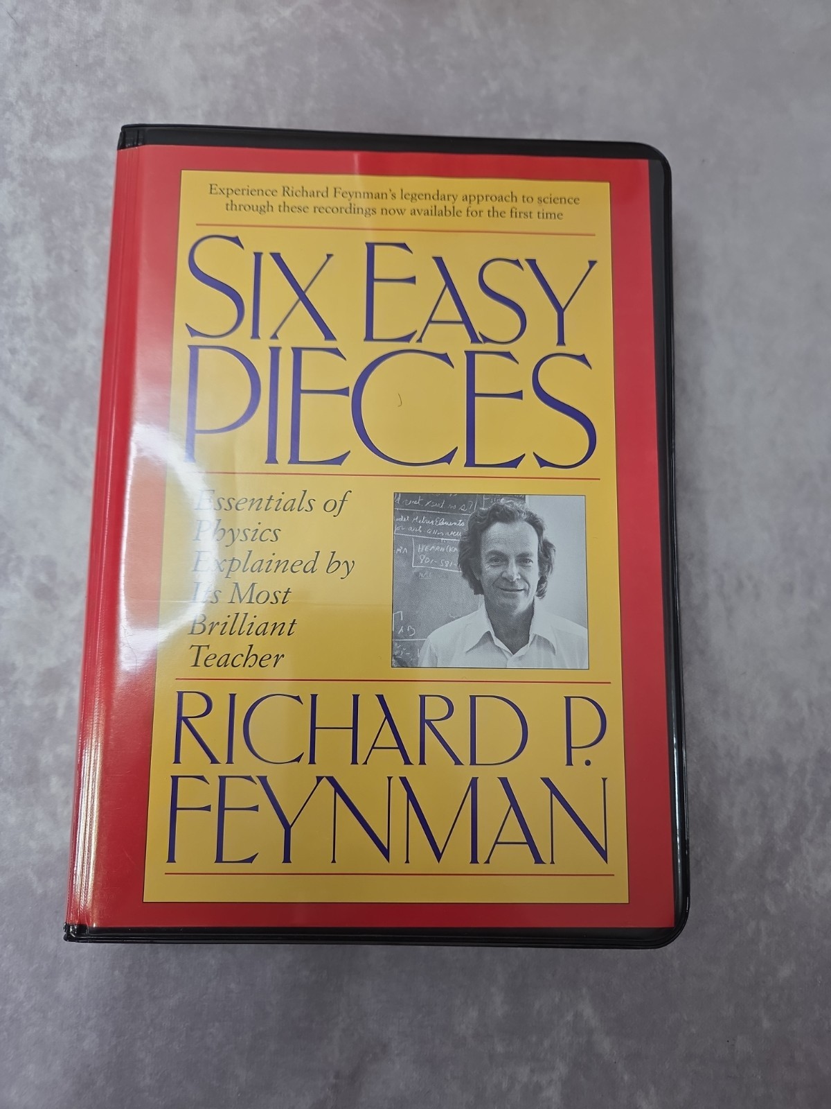 Six Easy Pieces by Richard P. Feynman 1995 Hardcover w/ 6 CDs
