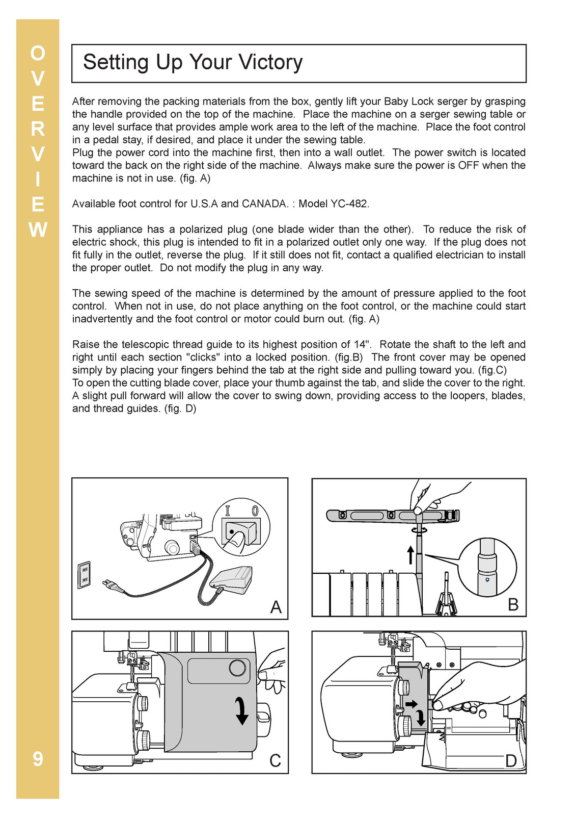 BABY LOCK Victory BLS3 Serger Instruction Manual – WIRE BOUND – TOUGH COVERS