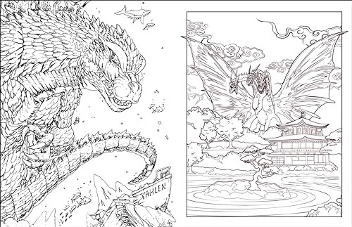 Godzilla: The Official Coloring Book, Titan, Excellent Book