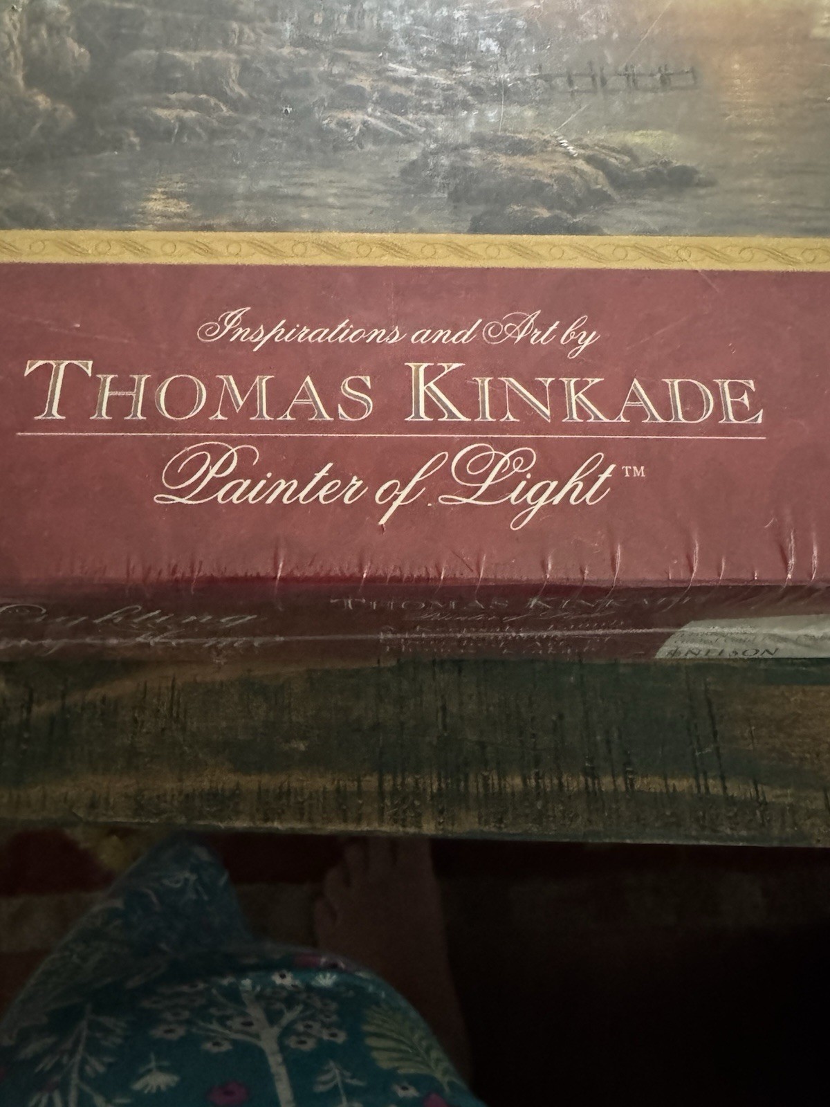 NKJV Thomas Kinkade „Lighting the Way Home“ Family HOLY BIBLE Red Letter Edition