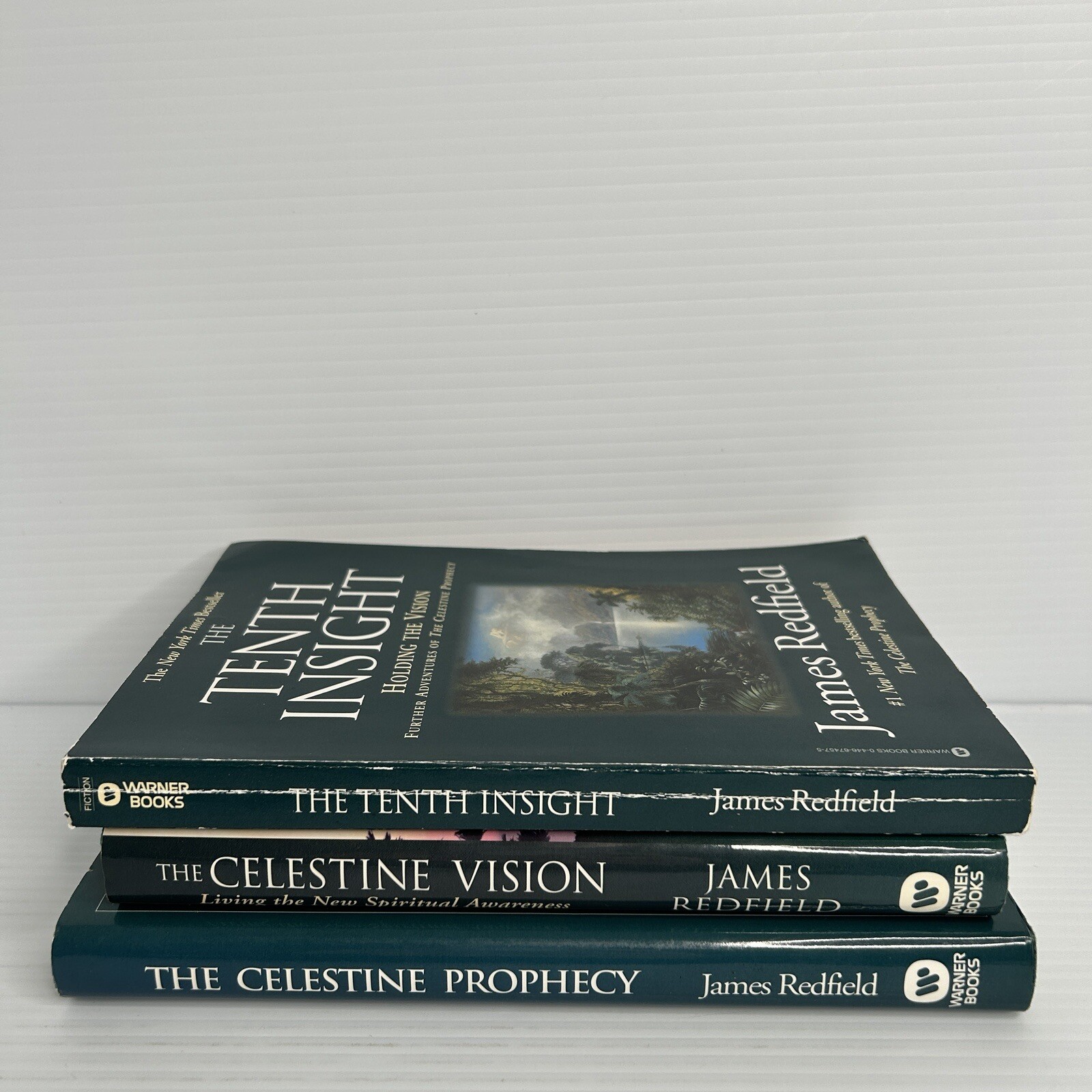 3 Book Lot James Redfield 10th Insight, Celestine Vision, & Celestine Prophecy