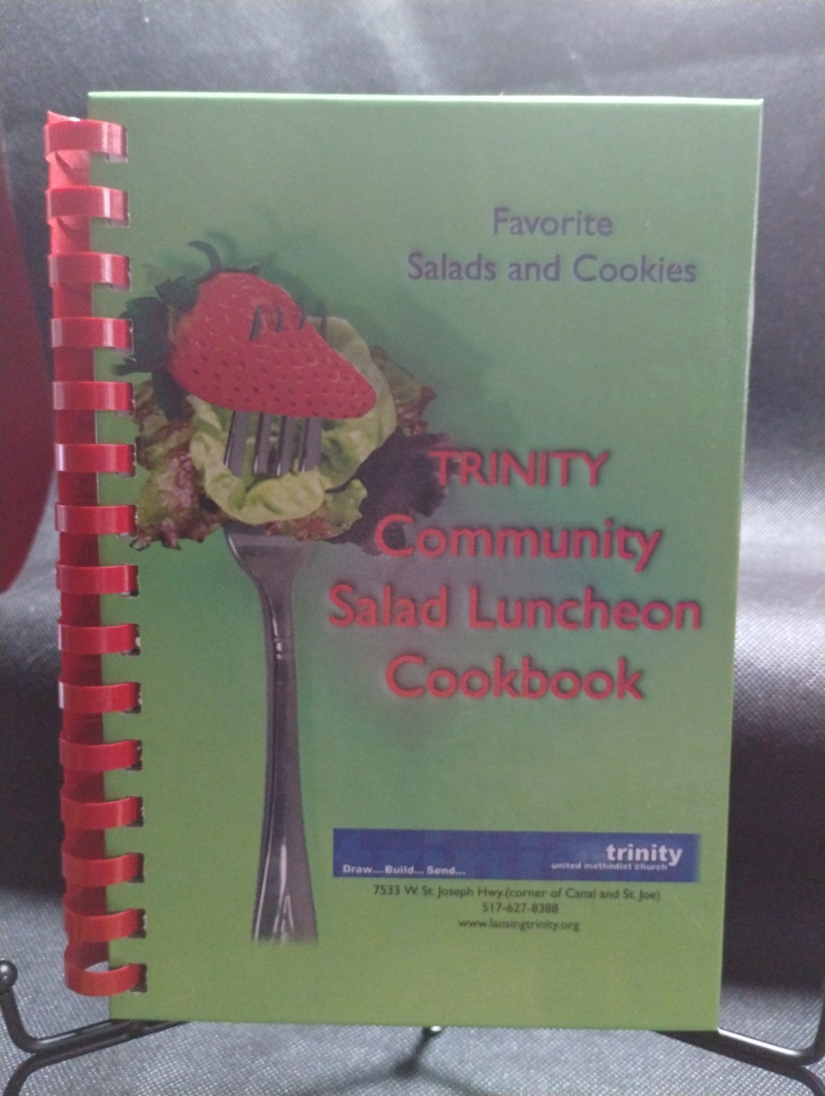 Methodist Church Cookbook Salads And Cookies / 2008 / 88 Plus Pages .
