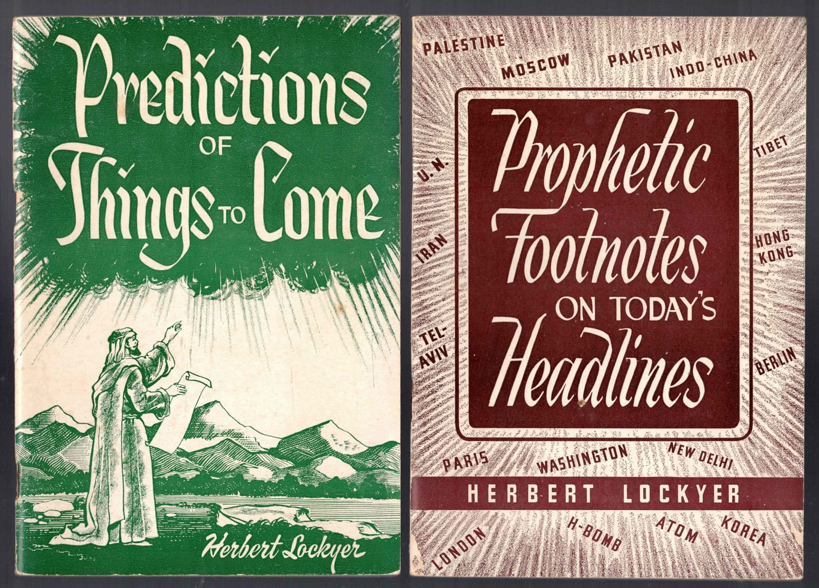 A Rare Lot of 4 Vintage Gospel Booklets by Herbert Lockyer