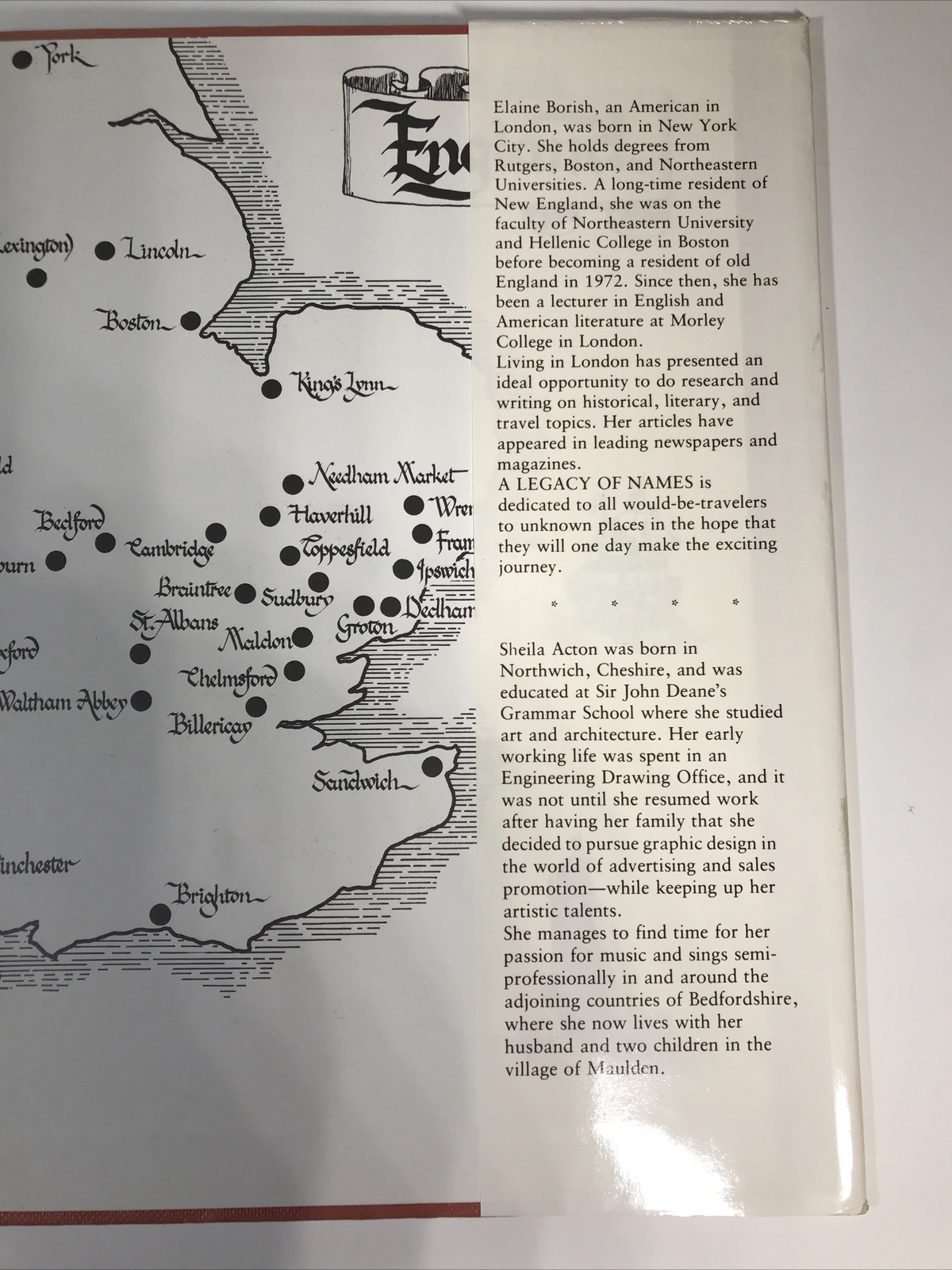 A Legacy of Names: English Towns with American Counterparts (Eg Massachusetts)