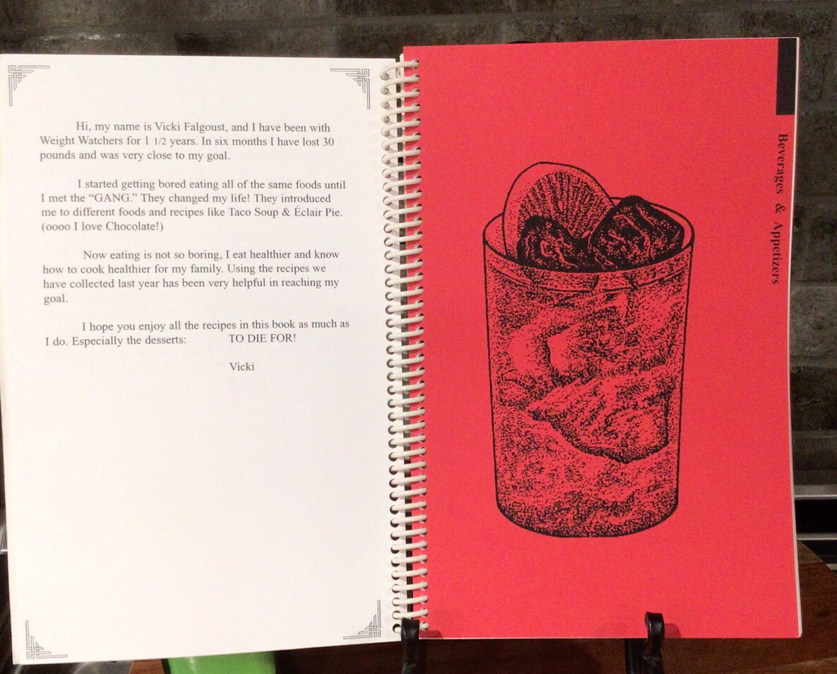 BABA & FRIENDS TO DIET FOR 2003 COOKBOOK RECIPES FOR WEIGHT WATCHERS 114 Pages