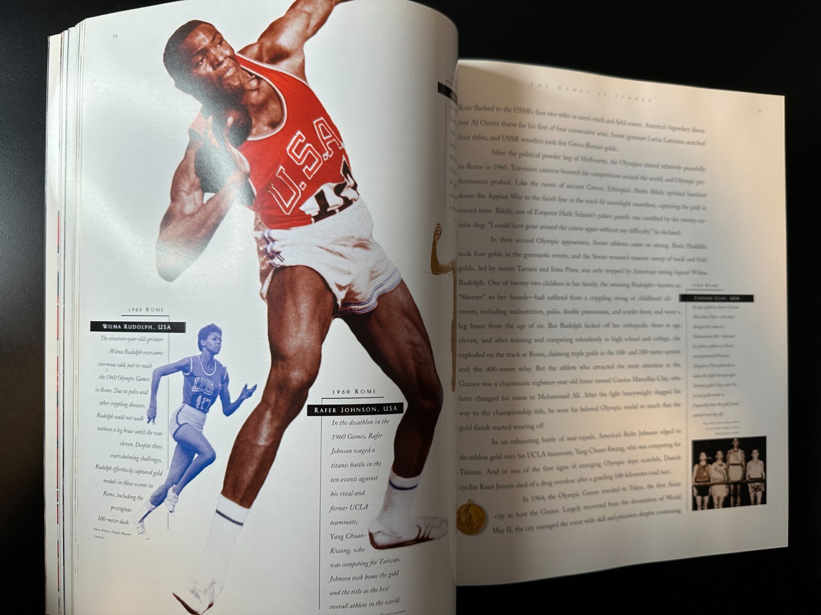 The Olympic Spirit 100 Years of the Games – 1995 – Jumbo Paperback – 180 Pages