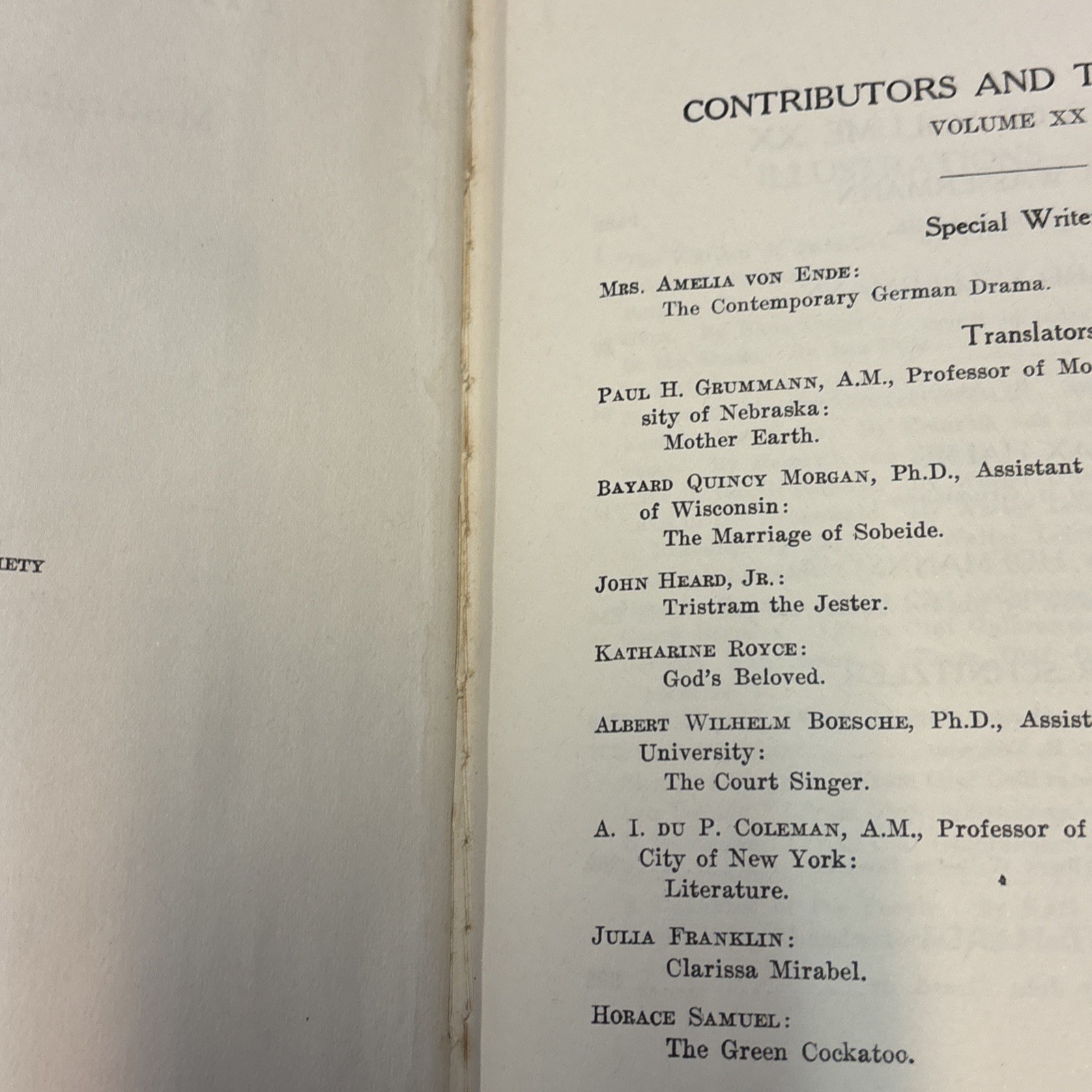 The German Classics: Masterpieces of German Literature, 1914 Vol 16,17,20