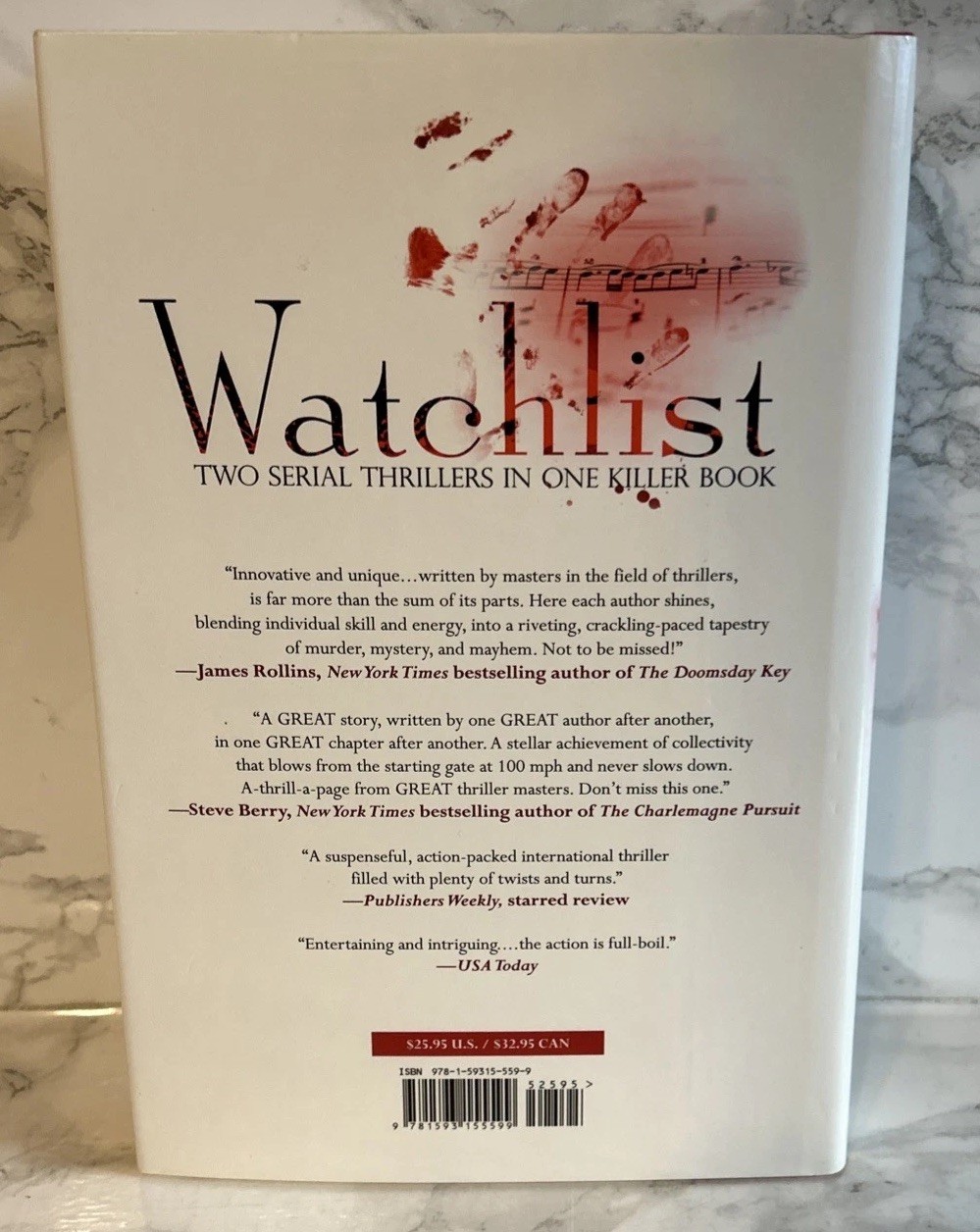 Jeffery Deaver WATCHLIST First Edition 1st Print Multiple Writers of Thrillers