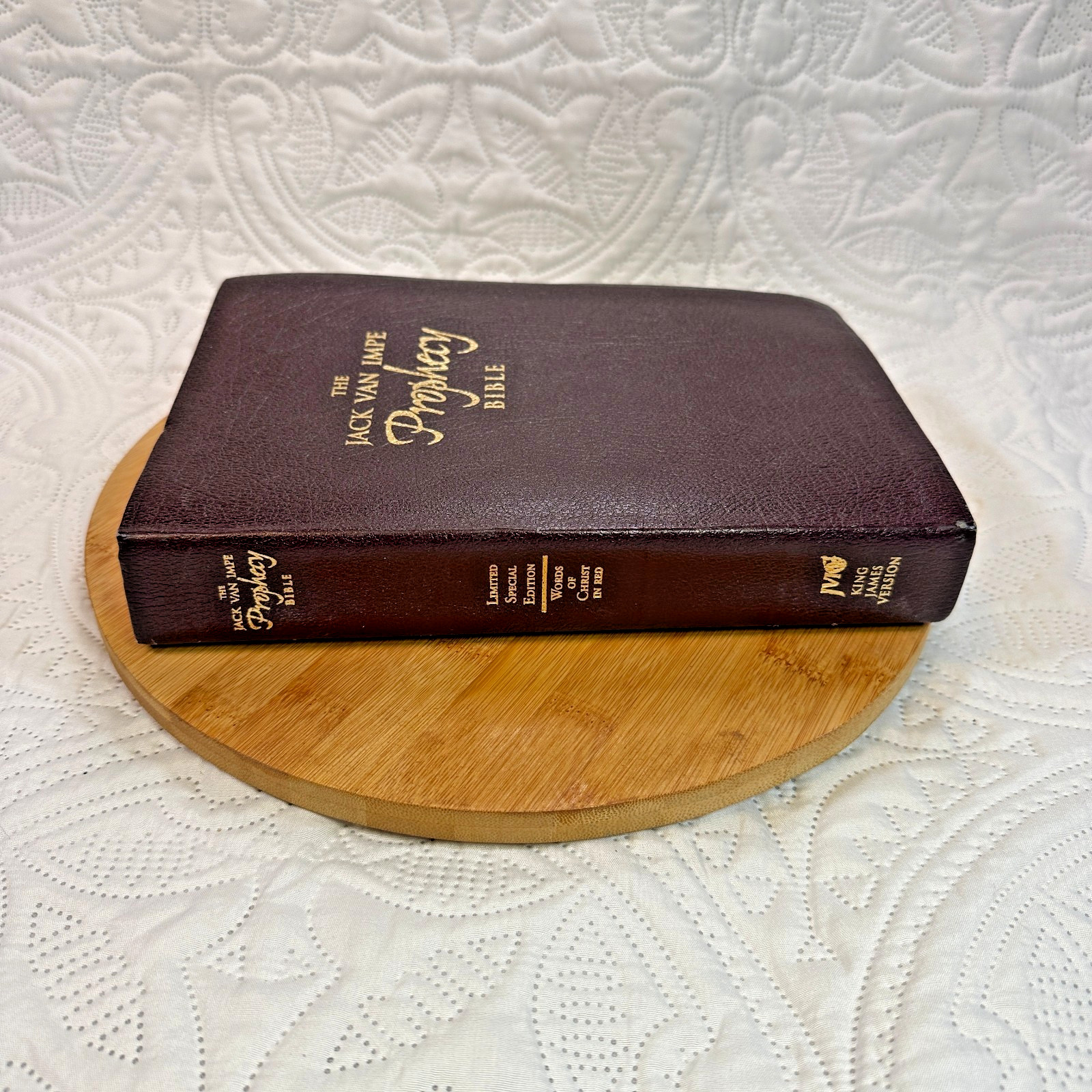 Jack Van Impe Prophecy Bible KJV Red Letter Edition Prophetic Study Reference