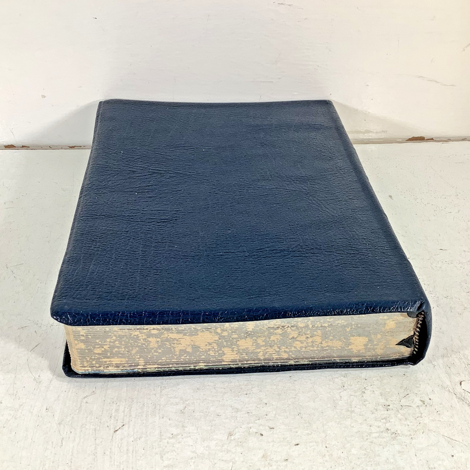 Holy Bible Kenneth Copeland Reference Edition KJV Genuine Leather 1991 VG