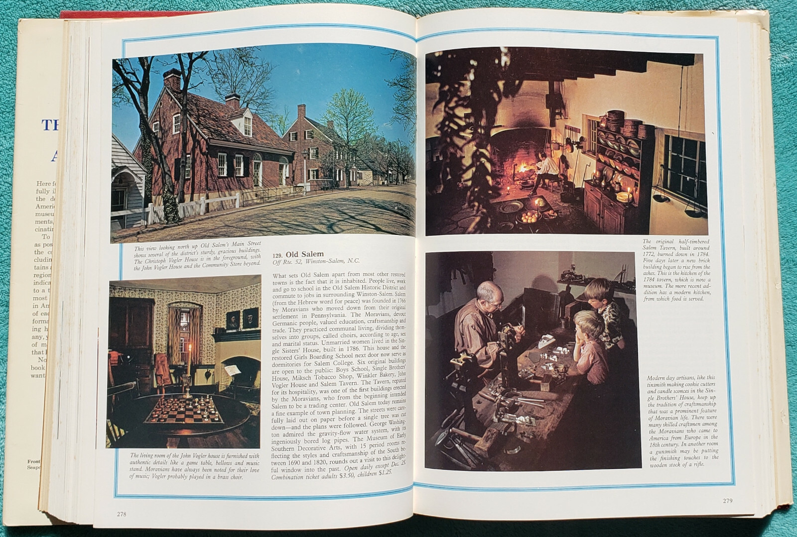 Treasures Of America And Where To Find Them 1974 Hardcover 624 Pages