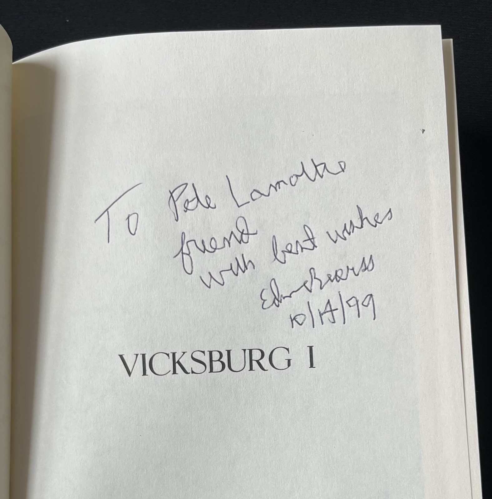 Vicksburg Campaign Vols 1 & 2 by Edwin C. Bearss—SIGNED—1985—Hardcover & Illus