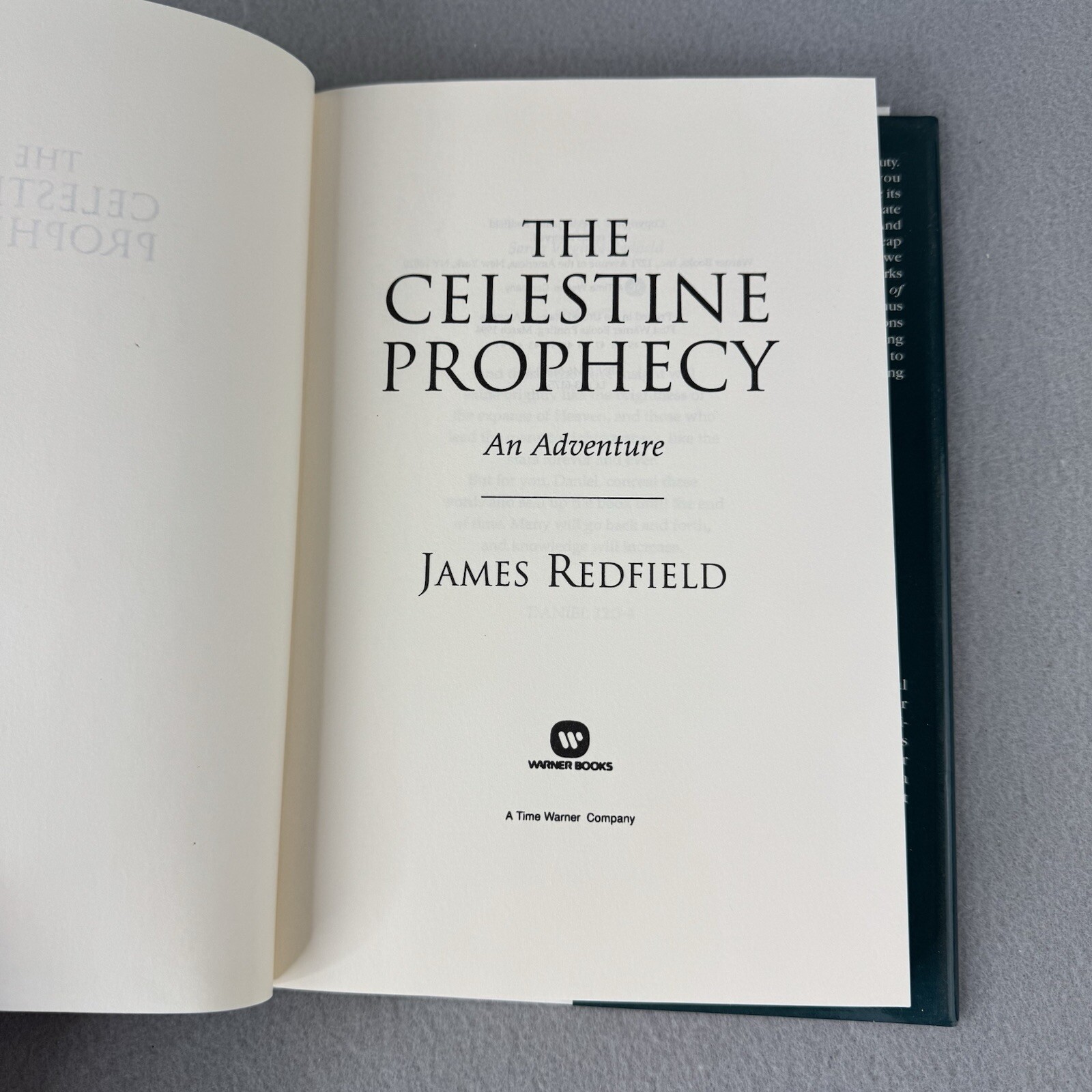 The Celestine Prophecy: An Adventure By James Redfield HCDJ