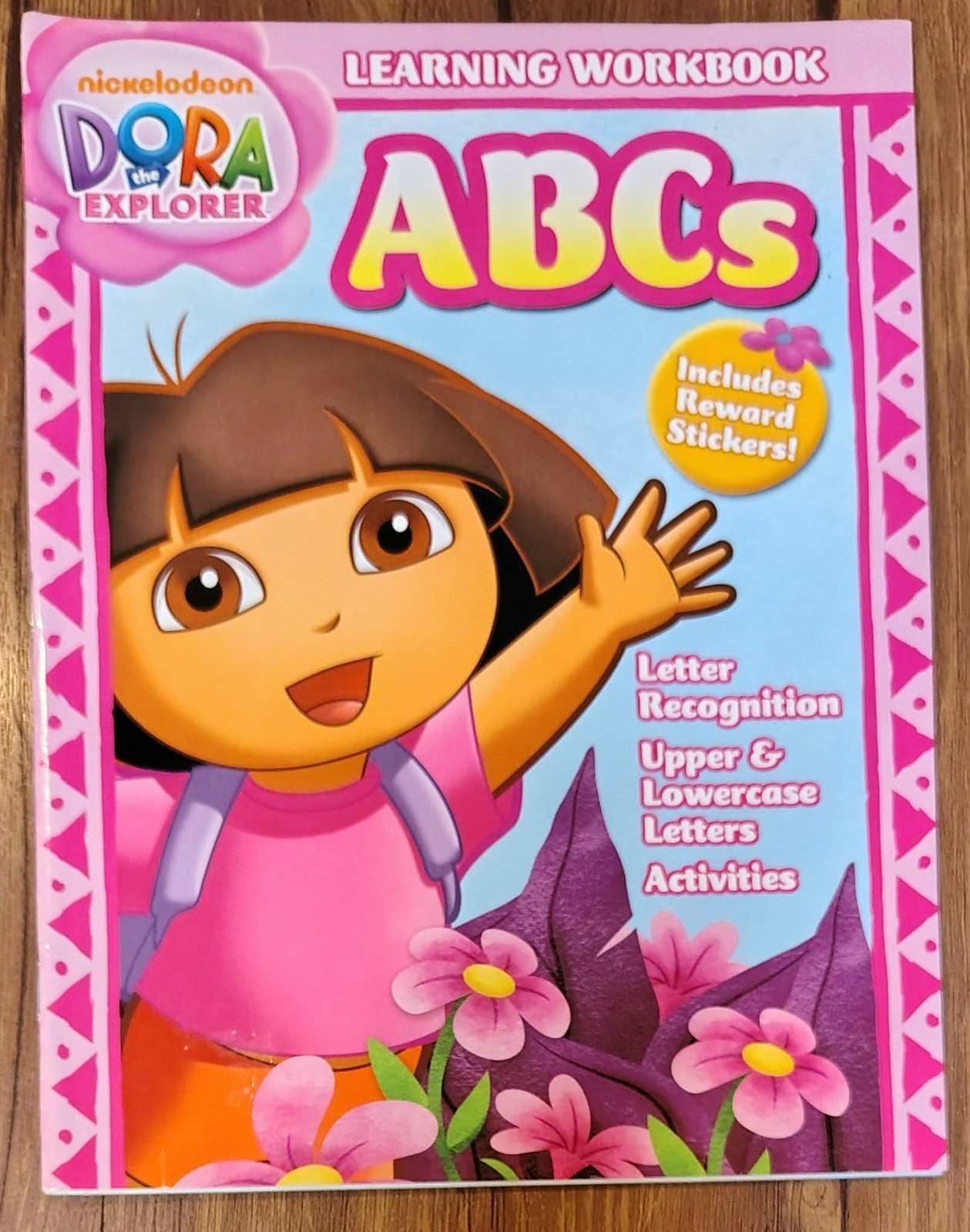 Dora the Explorer Learning Workbook Nick Jr. ABCs reward stickers 2010