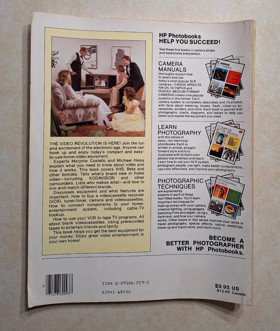 Vintage Home Video Equipment How To Guides Books 1980s Camcorders VCRs VHS Lot