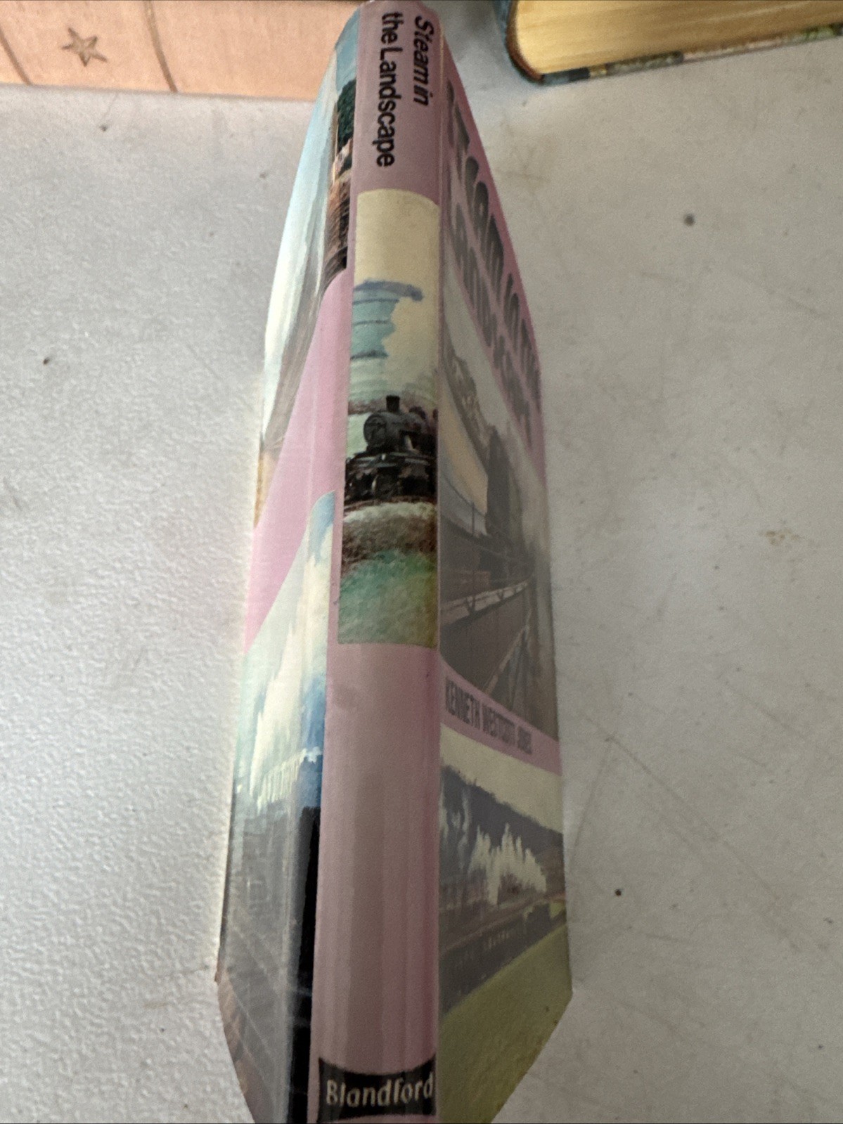 Vintage 1971 Steam In The Landscapes By Kenneth Westcott Jones 1. Edition