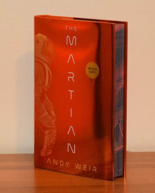 SIGNED Andy Weir The Martian Deluxe Edition AUTOGRAPHED Brand New