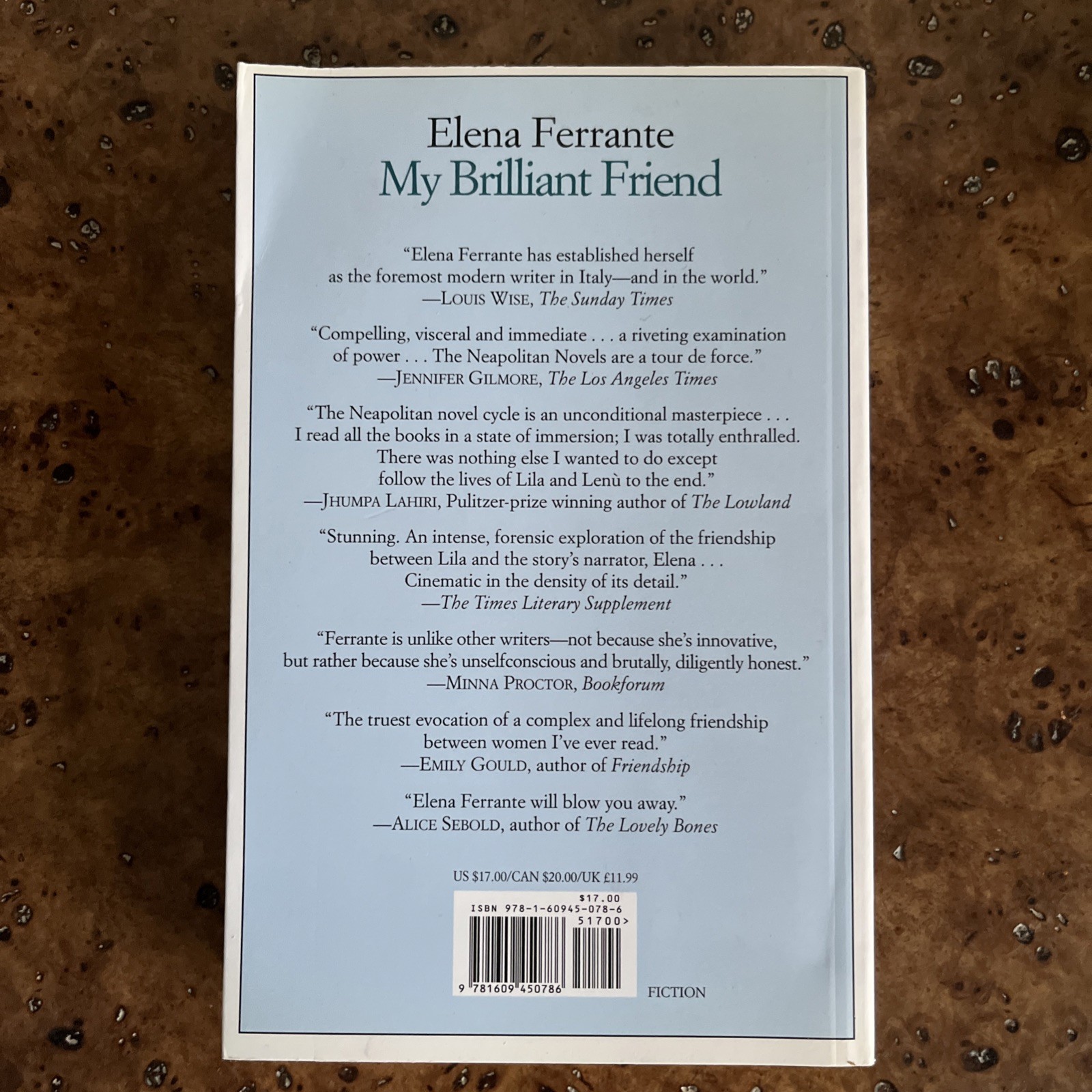 Elena Ferrante Neapolitan Novels—Complete Set, 4 Books—Europa Editions