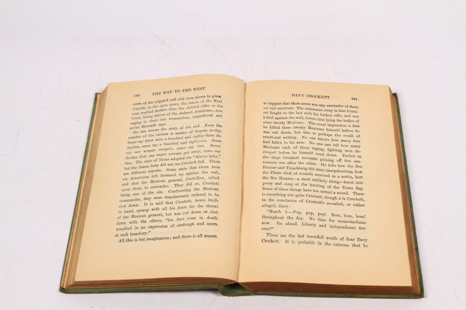 WAY TO THE WEST/EMERSON HOUGH, deluxe edition, 1922, Crockett, Boone