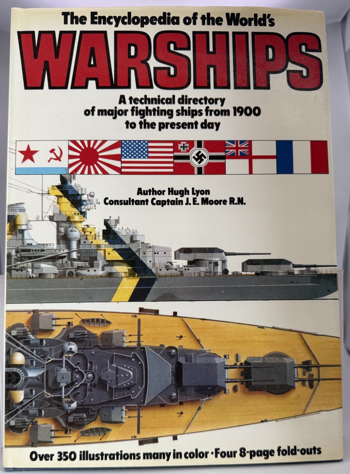 Warships of World War II HC 1978 Military Naval History Illustrated Encyclopedia
