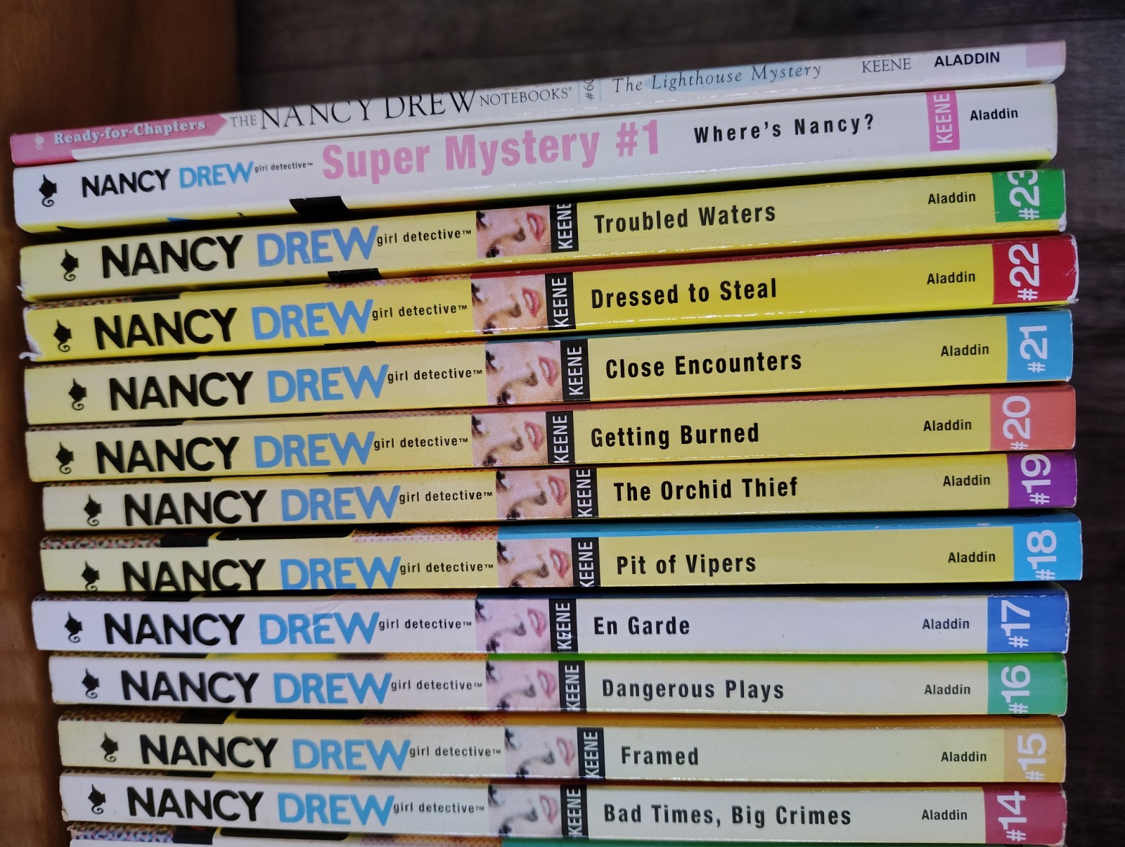 Nancy Drew “Girl Detective” Book Lot – 24 Books – Carolyn Keene – Aladdin PB